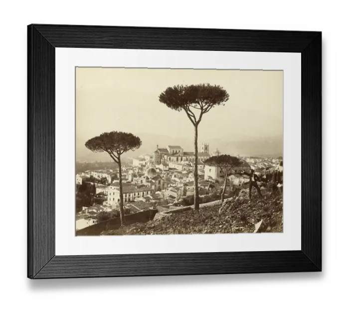 Framed Print : View of the town of Monreale in Sicily Framed Print : View of the town of Monreale in Sicily
