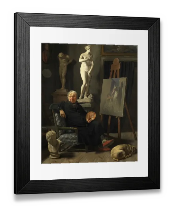 Framed Print : Christian August Lorentzen (10 August 1749 - 8 May 1828) was a Danish painter