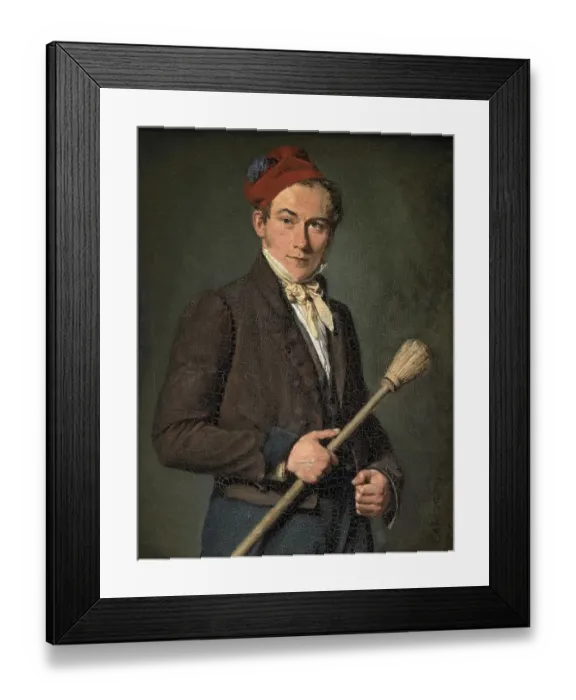 Framed Print : Troels Lund (5 April 1802 in Copenhagen) (5 May 1867 in Copenhagen) was a Danish theatre painter