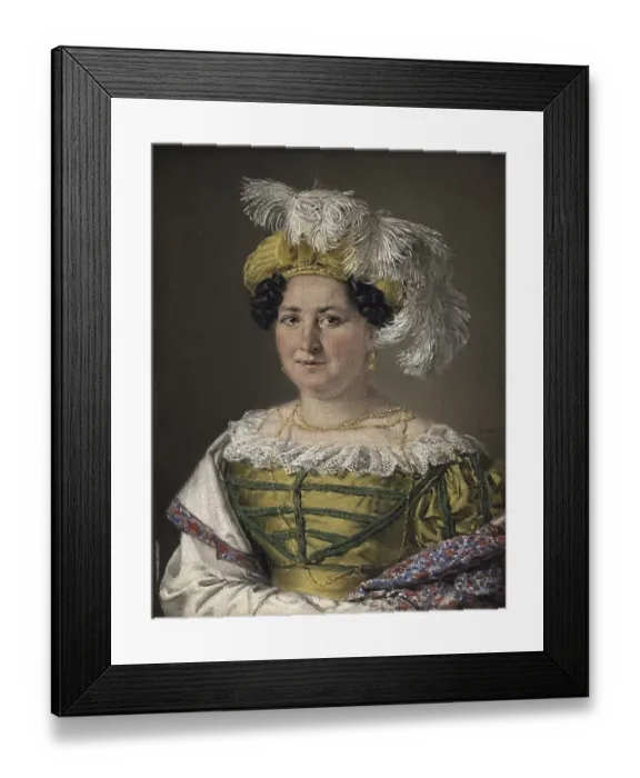 Framed Print : Portrait of Colonel Pauline Hagen Framed Print : Portrait of Colonel Pauline Hagen