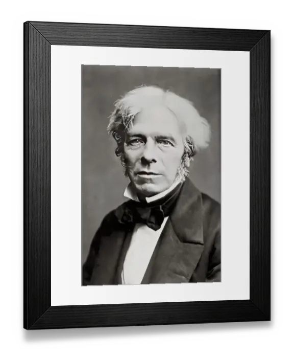 Framed Print : Michael Faraday (22 September 1791 - 25 August 1867) Framed Print : Michael Faraday (22 September 1791 - 25 August 1867)