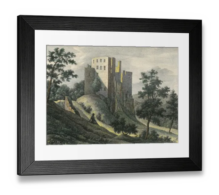 Framed Print : Ruin of the Hrusso Mountain Castle Framed Print : Ruin of the Hrusso Mountain Castle
