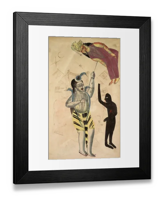 Framed Print : Shiva, one of the main gods of Hinduism