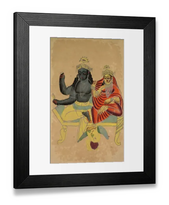 Framed Print : Vishnu, one of the most important forms of the divine in Hinduism