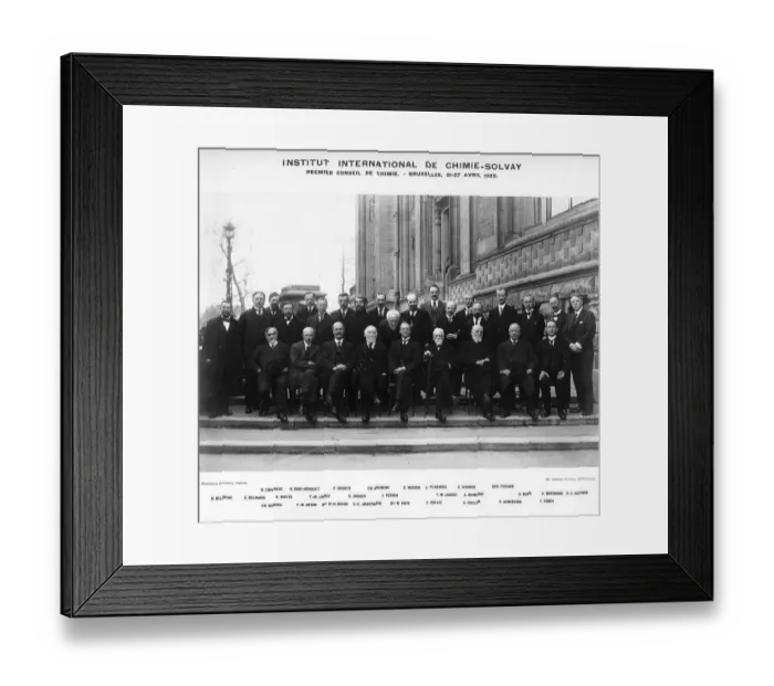 Framed Print : Participants at the Solvay Chemistry Conference Framed Print : Participants at the Solvay Chemistry Conference