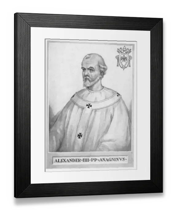 Framed Print : Alexander IV, originally Rainald Count of Segni Framed Print : Alexander IV, originally Rainald Count of Segni