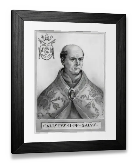Framed Print : Calixtus II, Calixtus or Callistus II Framed Print : Calixtus II, Calixtus or Callistus II