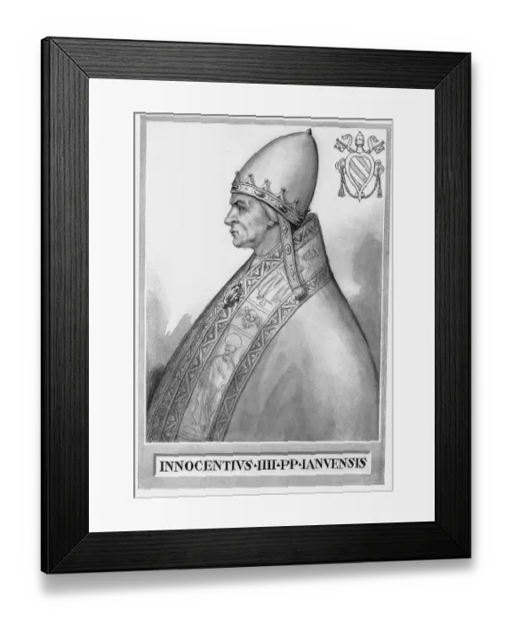 Framed Print : Innocent IV, actually Sinibaldo de Fieschi (born c) Framed Print : Innocent IV, actually Sinibaldo de Fieschi (born c)