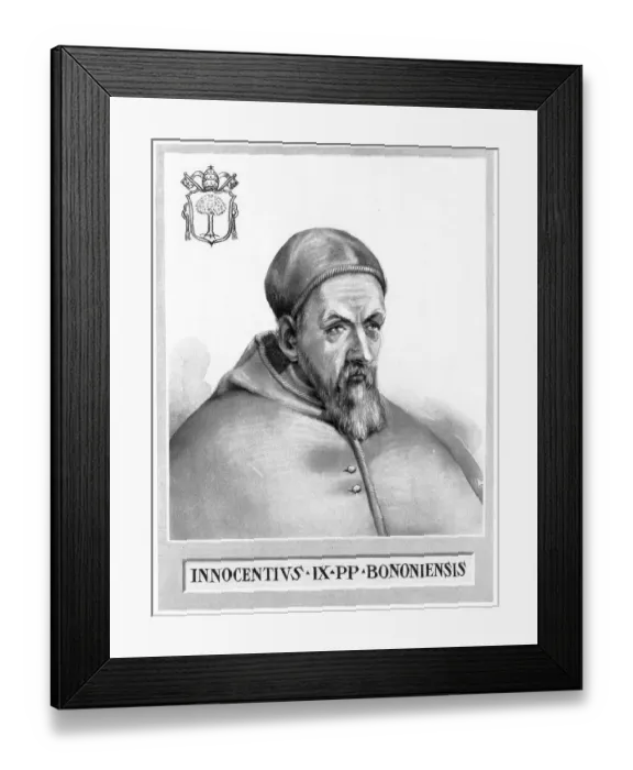 Framed Print : Innocent IX (born July 20) (1519 in Bologna) (died December 30) (1591 in Rome)