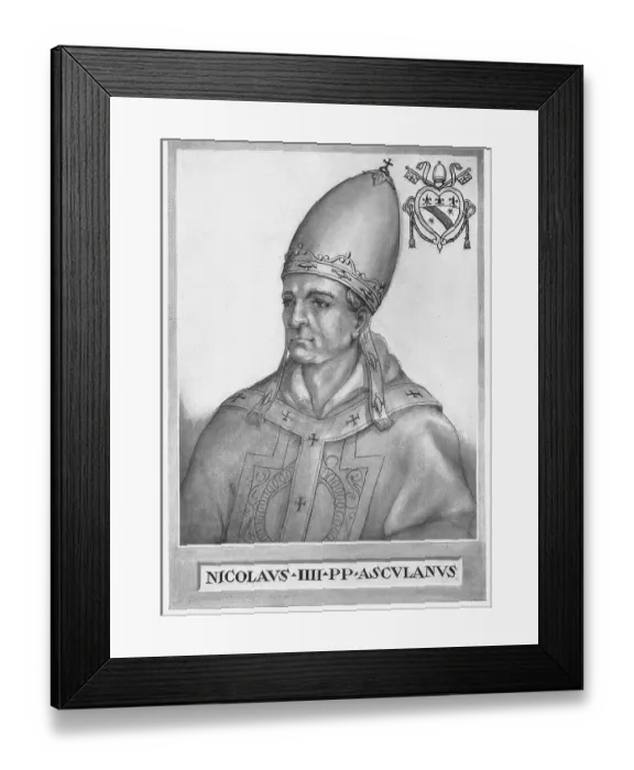 Framed Print : Nicholas IV (born 30 September 1227 in Lisciano) (died 4 April 1292 in Rome) Framed Print : Nicholas IV (born 30 September 1227 in Lisciano) (died 4 April 1292 in Rome)