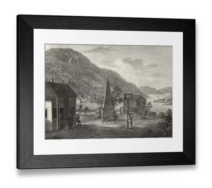 Framed Print : The river Danube in Banat, Bannat and Wallachia Framed Print : The river Danube in Banat, Bannat and Wallachia
