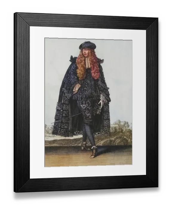Framed Print : Traditional traditional costume