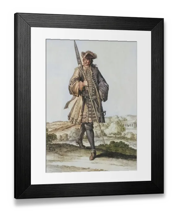 Framed Print : Tracht, clothing, an imperial Hatschir Framed Print : Tracht, clothing, an imperial Hatschir