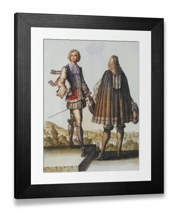 Framed Print : Tracht, Bekleidung, Leib-Laquaijen am Kaiserlichen Hof