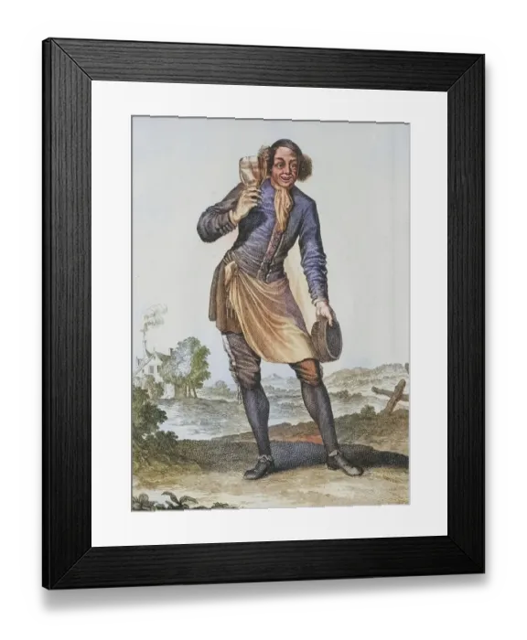 Framed Print : Traditional traditional costume