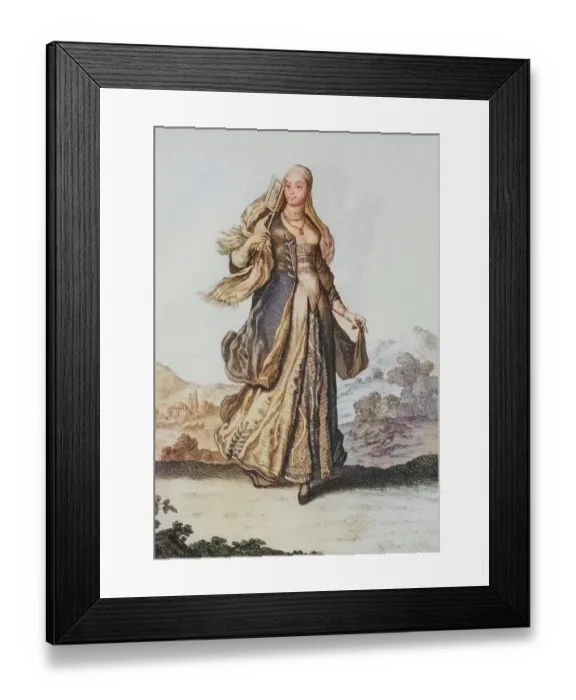 Framed Print : Traditional traditional costume Framed Print : Traditional traditional costume