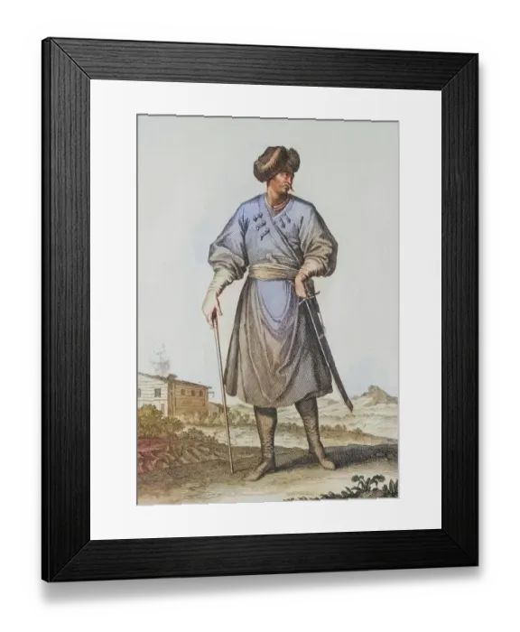 Framed Print : Travht, clothing, a Muscovite gentleman