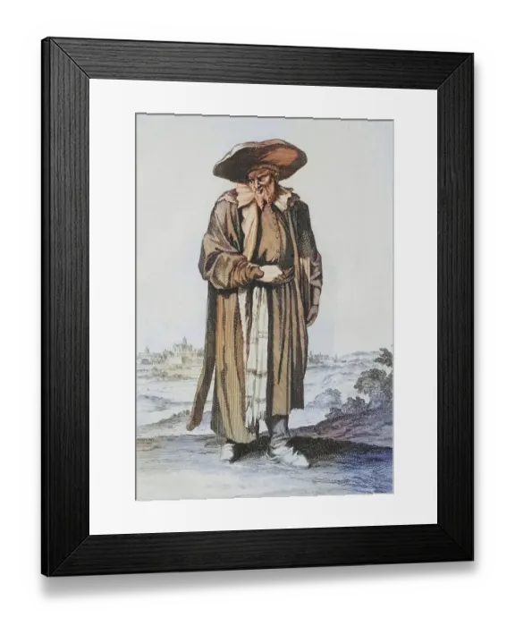 Framed Print : Traditional traditional costume