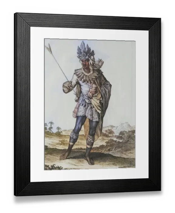 Framed Print : Traditional traditional costume