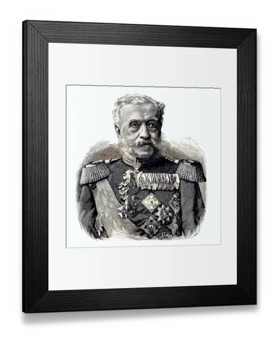 Framed Print : Bernhard von Langenbeck, 9 November 1810 in Padingbuettel
