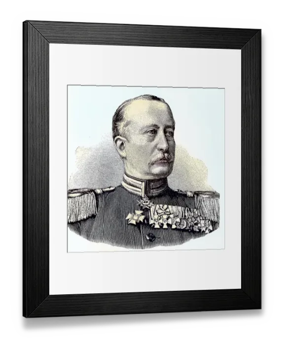 Framed Print : German military in the Franco-Prussian War 1870