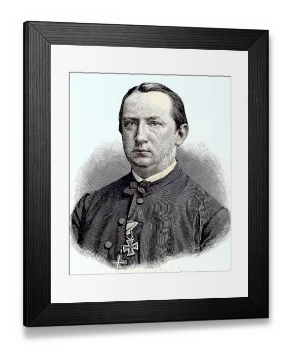Framed Print : Bernhard Friedrich Wilhelm Rogge