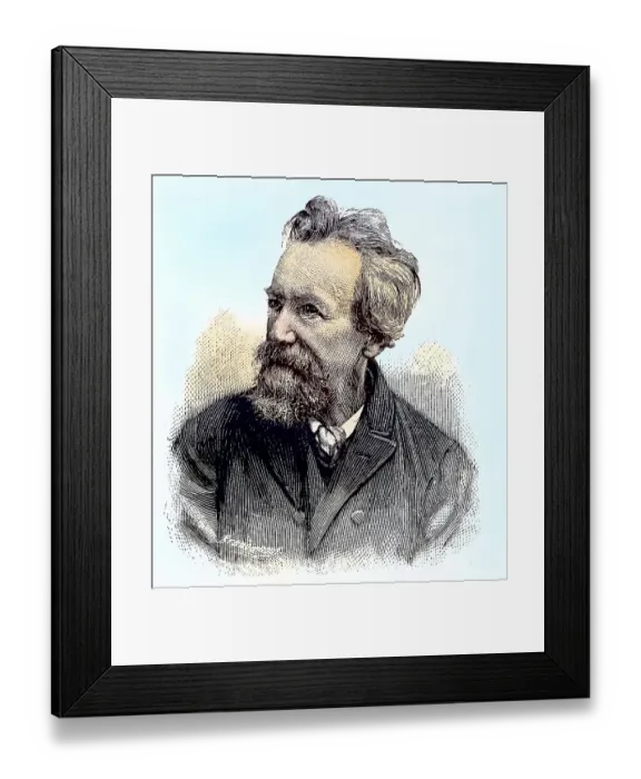 Framed Print : German military in the Franco-Prussian War 1870