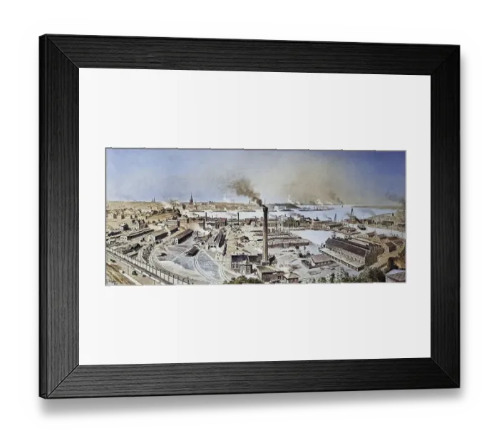 Framed Print : Digitally restored, Der Reichshafen