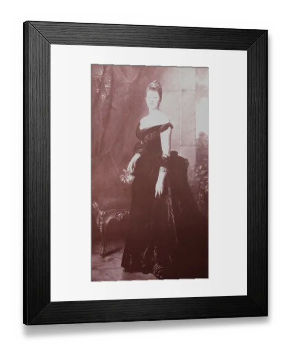 Framed Print : Digitally restored, Augusta Victoria of Schleswig-Holstein Framed Print : Digitally restored, Augusta Victoria of Schleswig-Holstein