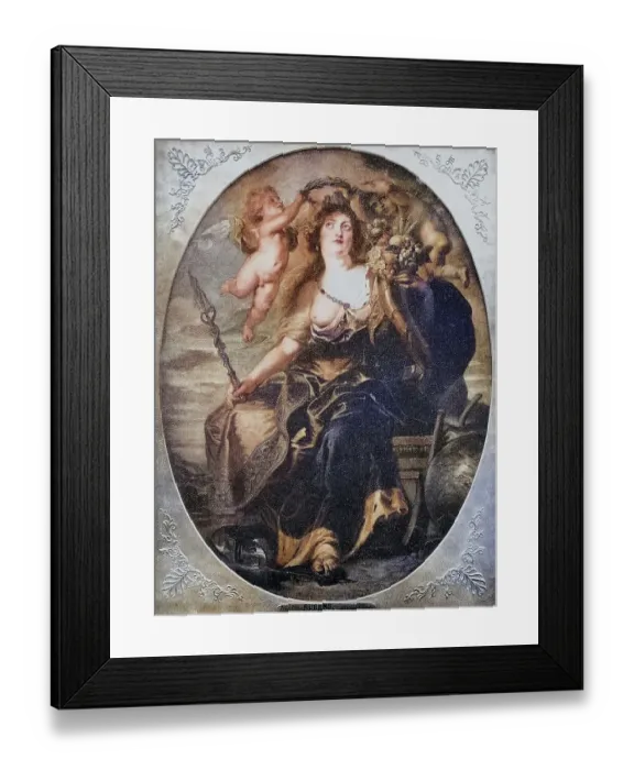 Framed Print : Portrait of Mary of Medici after a painting by Peter Paul Rubens