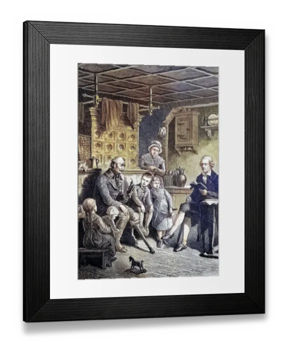 Framed Print : Johann Karl August Musaeus, 1735