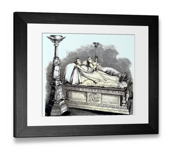 Framed Print : The tomb of Frederick William III and Queen Louise of Prussia