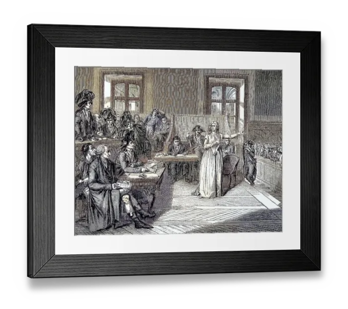 Framed Print : Marie Antoinette, born Maria Antonia Josepha Johanna