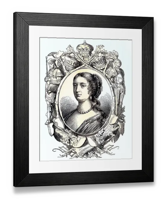Framed Print : Rachel, Lady Russell, Lady Rachel Wriothesley