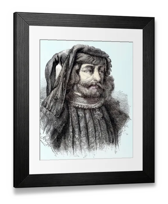 Framed Print : John IV, Duke of Brabant, 1403 Framed Print : John IV, Duke of Brabant, 1403