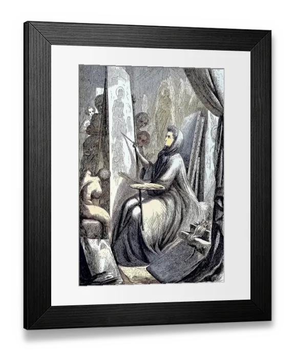 Framed Print : Maria Anna Angelika Kauffmann, 1741 Framed Print : Maria Anna Angelika Kauffmann, 1741