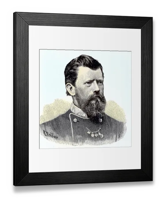 Framed Print : German military people in the Franco-Prussian War 1870 Framed Print : German military people in the Franco-Prussian War 1870