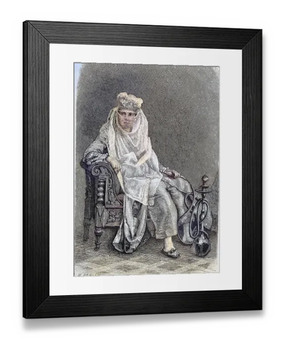 Framed Print : Junger Mohammedaner aus Nazareth