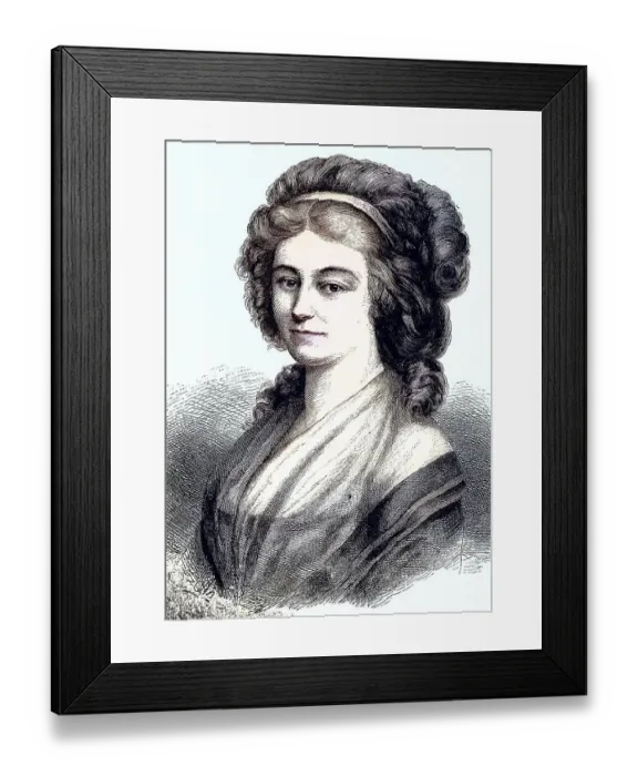 Framed Print : Christophine Reinwald, 4 September 1757 as Elisabetha Christophine Friederike Schiller Framed Print : Christophine Reinwald, 4 September 1757 as Elisabetha Christophine Friederike Schiller