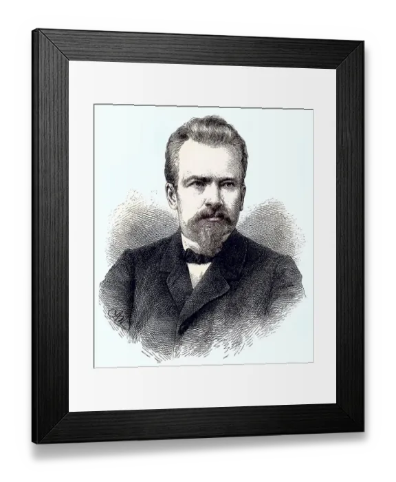 Framed Print : Franz von Holtzendorff, 14 October 1829