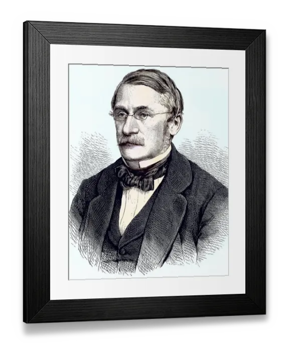 Framed Print : Hans Victor von Unruh, 28 March 1806