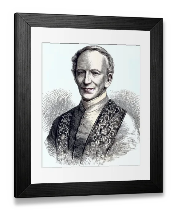 Framed Print : Pope Leo XIII, born Vincenzo Gioacchino Pecci Framed Print : Pope Leo XIII, born Vincenzo Gioacchino Pecci