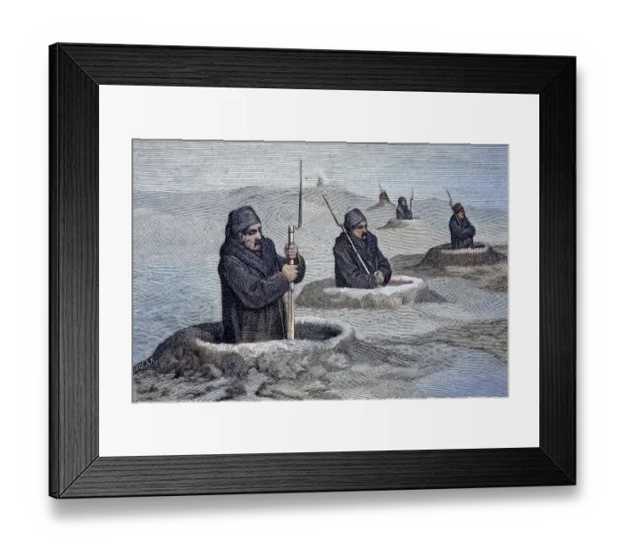 Framed Print : Turkish outposts in war, The Russo-Turkish War of 1877 Framed Print : Turkish outposts in war, The Russo-Turkish War of 1877
