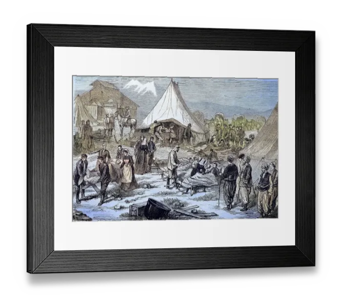 Framed Print : Russian field hospital at the fortress Kars Framed Print : Russian field hospital at the fortress Kars