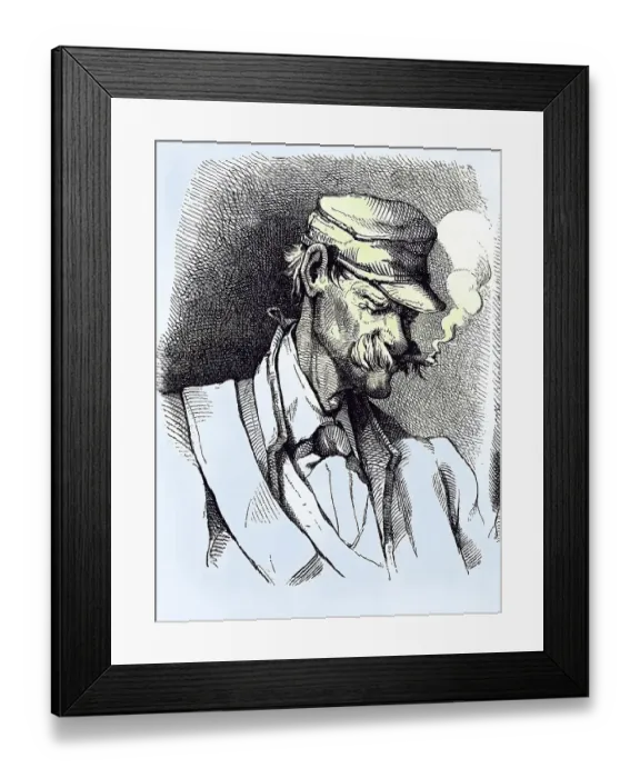Framed Print : 19th century Munich original, Invalid in times of peace