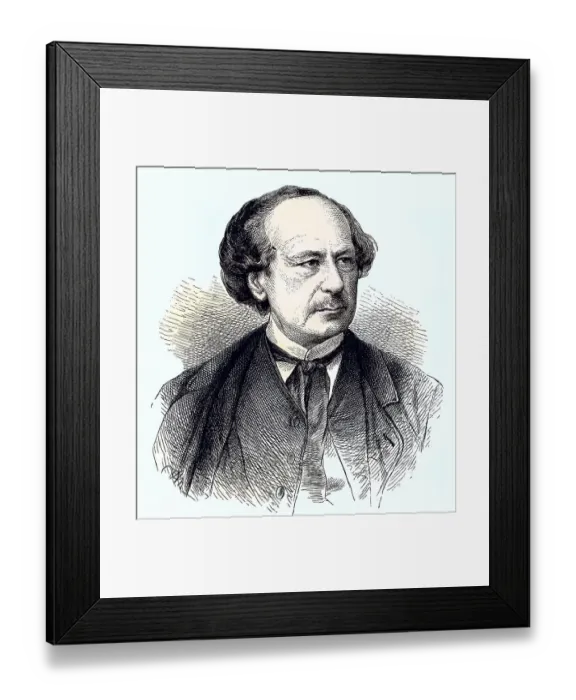 Framed Print : Ludwig Dessoir, original name Leopold Dessauer Framed Print : Ludwig Dessoir, original name Leopold Dessauer