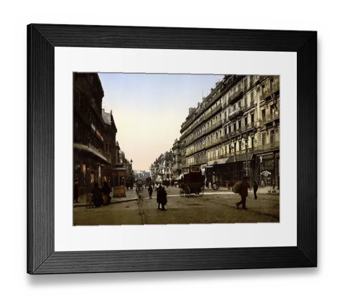 Framed Print : The Cannabiere and the Hotel de Louvre