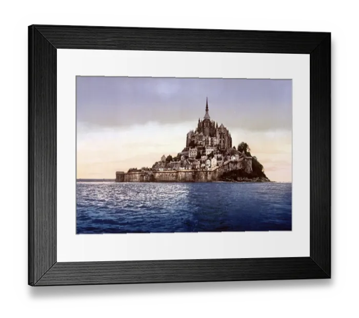 Framed Print : East coast at high water level