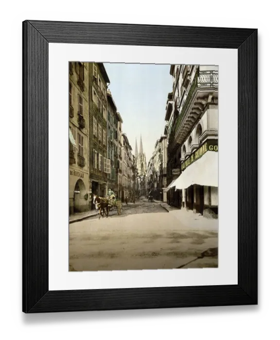 Framed Print : From Port Neuf, around 1890, Bayonne