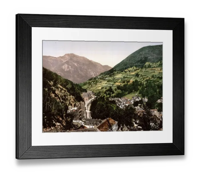 Framed Print : Eaux Bonnes, in the Nouvelle-Aquitaine region Framed Print : Eaux Bonnes, in the Nouvelle-Aquitaine region